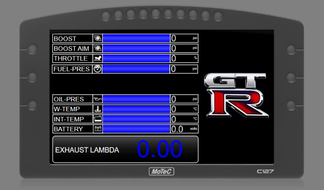MoTeC display creator design